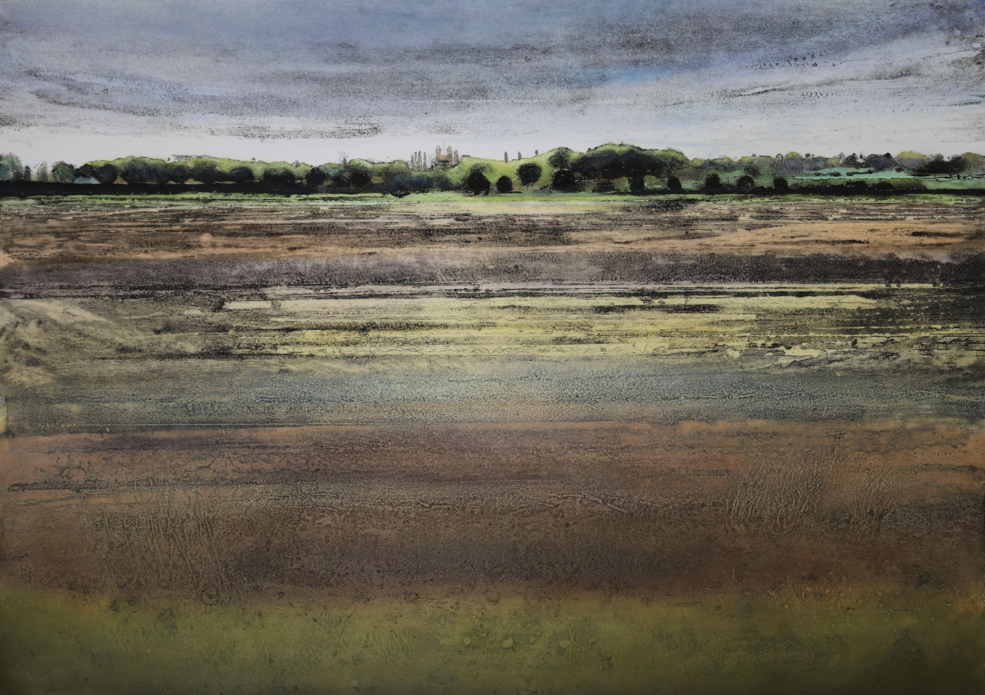 Harvest, Fen Edge VII Unique by Iona Howard