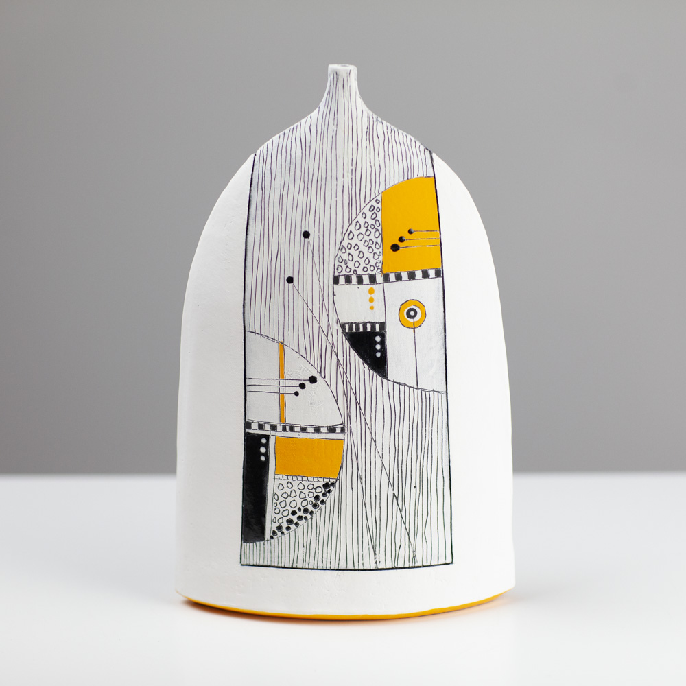 Large Slab Orange 1 by Jane Hollidge