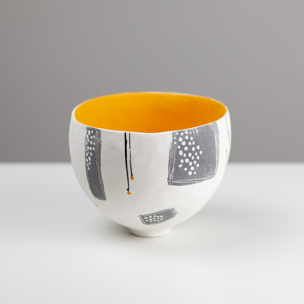 Large Orange Bowl HOL23 by Jane Hollidge
