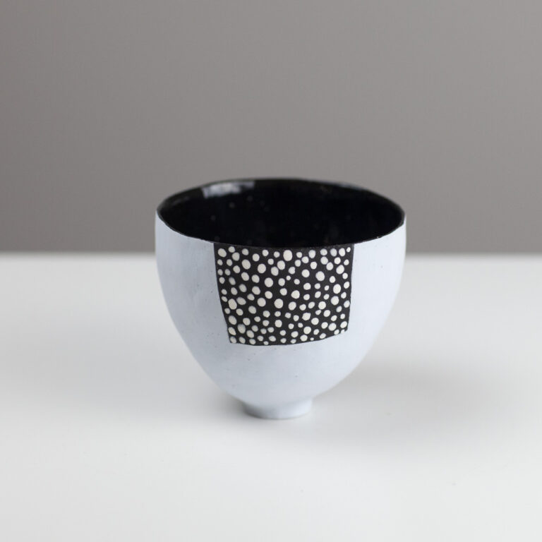 Pinch Bowl Blue HOL27 by Jane Hollidge