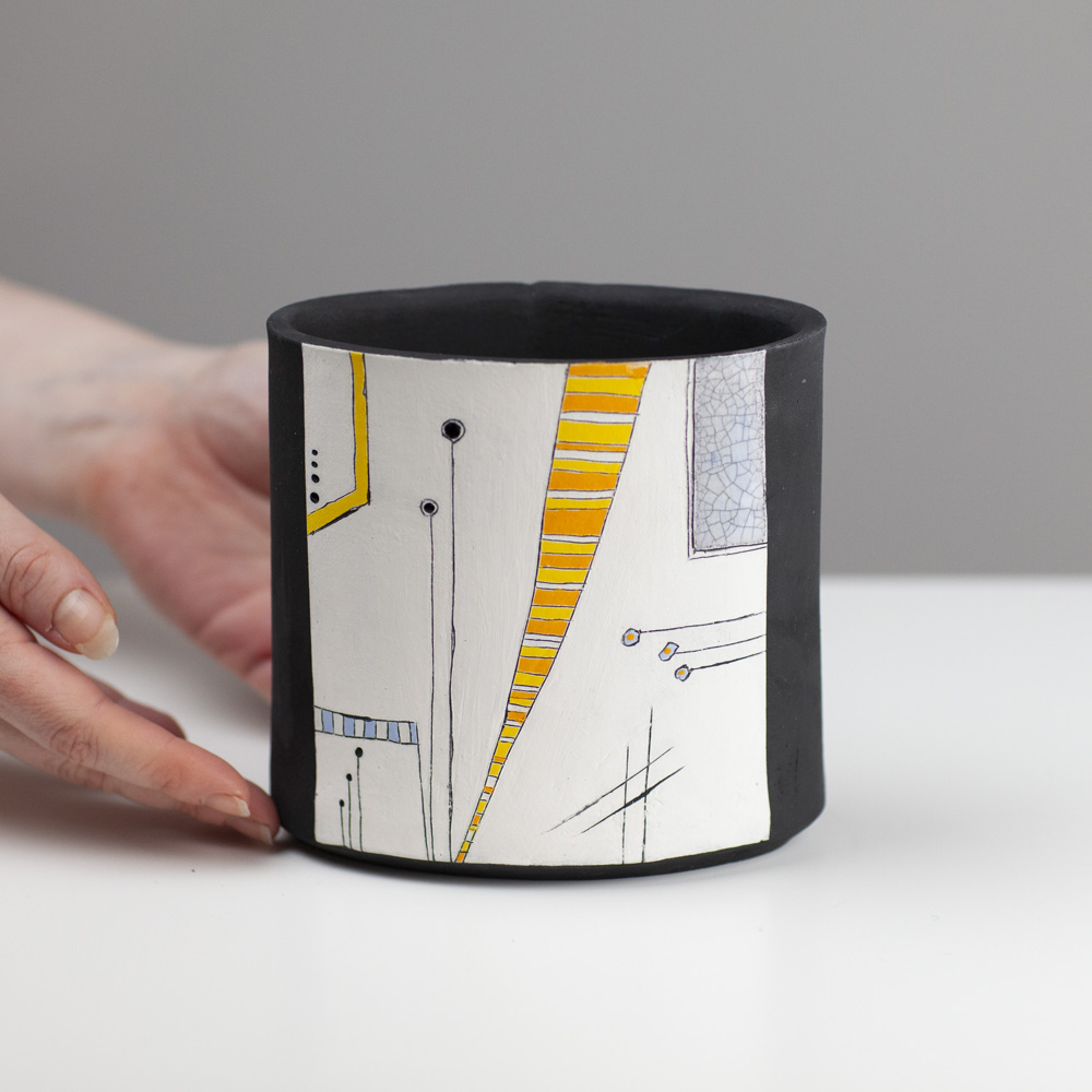 Large Slab Pot HOL5 by Jane Hollidge