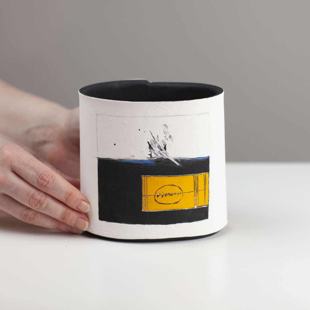 Large Slab Pot HOL6 by Jane Hollidge