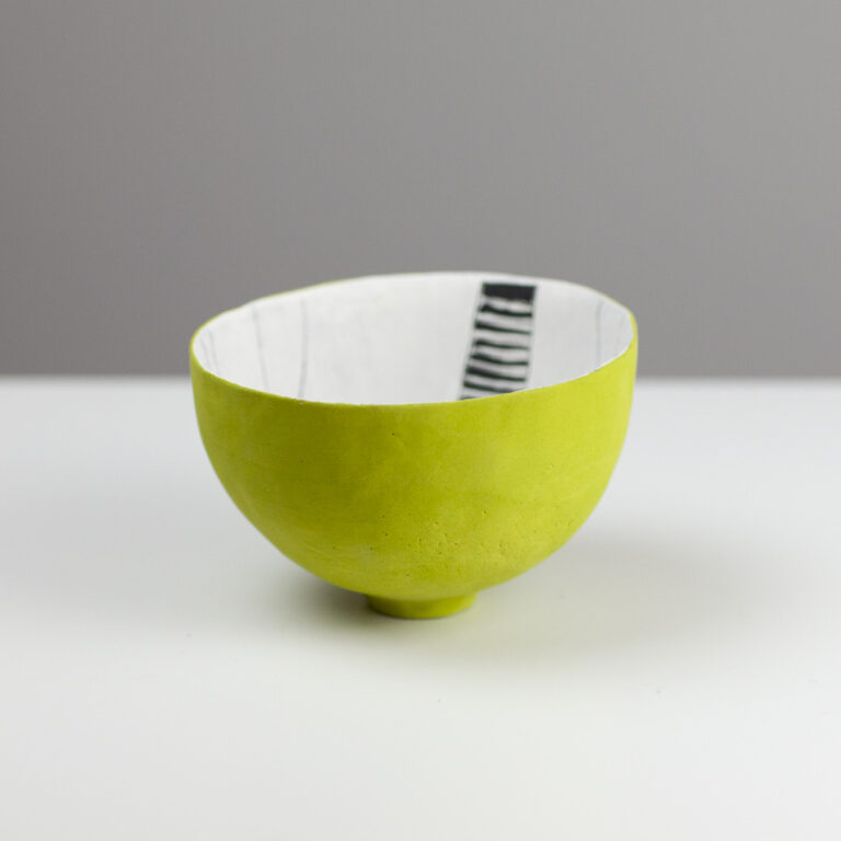 Green Bowl HOL8 by Jane Hollidge