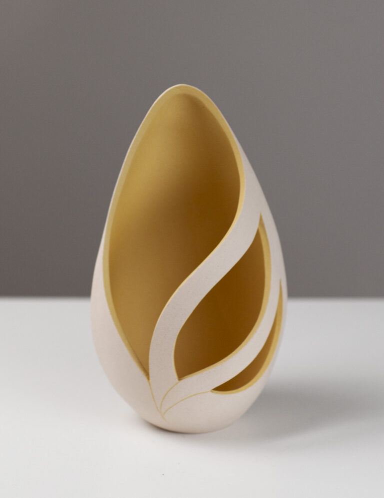 Yellow Petal Pod Small SHI37 by Sarah Hillman