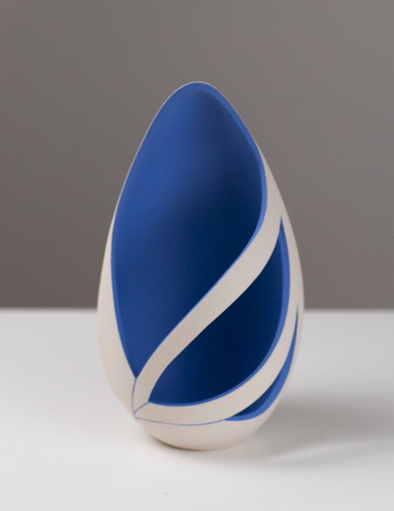 Blue Petal Pod Small SHI38 by Sarah Hillman