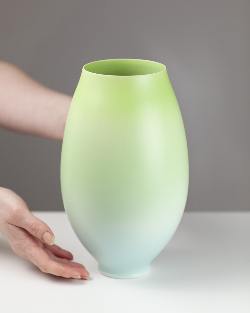 Spring gradient jar 6e by Anna Silverton