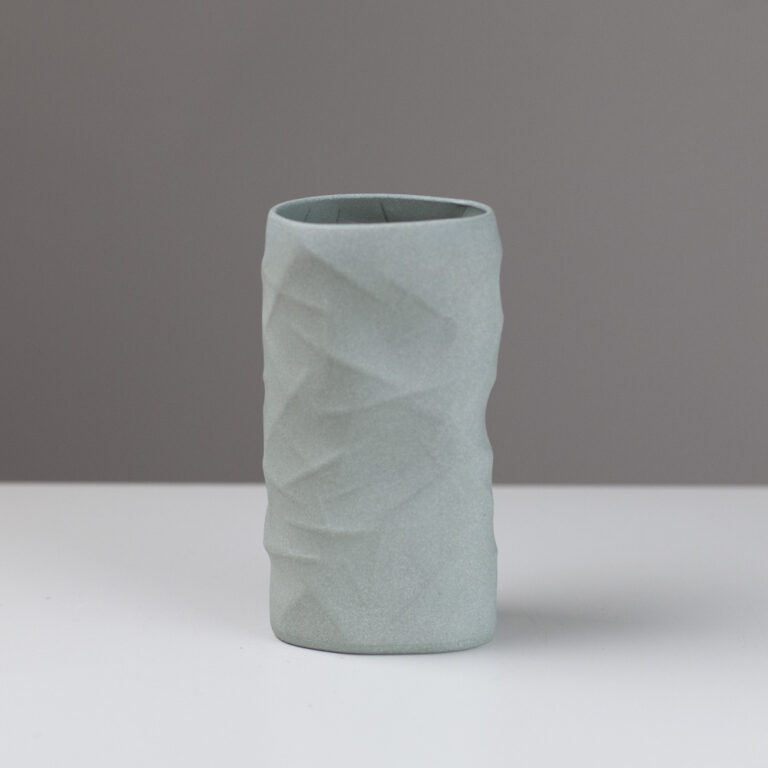 Small Geo Oval Vessel SBE12 by Sally Bertram