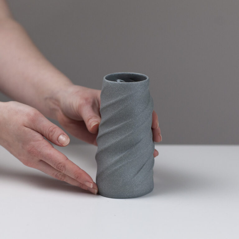 Extra Small Twist Conical Vessel SBE20 by Sally Bertram